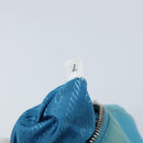 PRADA Shoulder Bag Nylon Light Blue Silver Auth LNZ298-12