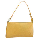 LOUIS VUITTON Epi Pochette Accessoires Pouch Yellow M52949 LV Auth LNZ299-1