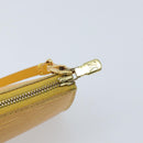 LOUIS VUITTON Epi Pochette Accessoires Pouch Yellow M52949 LV Auth LNZ299-10