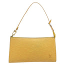 LOUIS VUITTON Epi Pochette Accessoires Pouch Yellow M52949 LV Auth LNZ299-13
