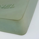 CHANEL Tote Bag Rubber Green CC Auth LNZ300-10