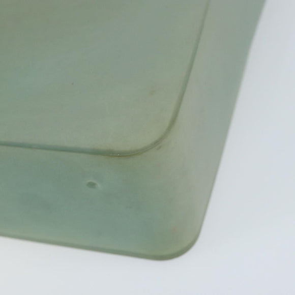 CHANEL Tote Bag Rubber Green CC Auth LNZ300
