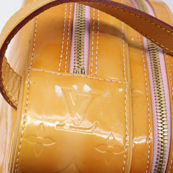 LOUIS VUITTON Monogram Vernis Marley Backpack Pink M91039 LV Auth LNZ301