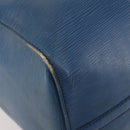 LOUIS VUITTON Epi Keepall 50 Boston Bag Blue M42965 LV Auth LNZ303-15