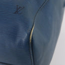 LOUIS VUITTON Epi Keepall 50 Boston Bag Blue M42965 LV Auth LNZ303-16