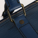 LOUIS VUITTON Epi Keepall 50 Boston Bag Blue M42965 LV Auth LNZ303-10
