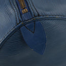 LOUIS VUITTON Epi Keepall 50 Boston Bag Blue M42965 LV Auth LNZ303-17