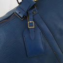 LOUIS VUITTON Epi Keepall 50 Boston Bag Blue M42965 LV Auth LNZ303-18