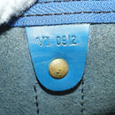 LOUIS VUITTON Epi Keepall 50 Boston Bag Blue M42965 LV Auth LNZ303-12