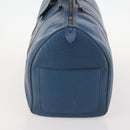 LOUIS VUITTON Epi Keepall 50 Boston Bag Blue M42965 LV Auth LNZ303-3
