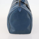 LOUIS VUITTON Epi Keepall 50 Boston Bag Blue M42965 LV Auth LNZ303-4