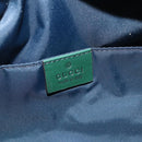 GUCCI Sherry Line Hand Bag Nylon 2way Navy Red 189657 Auth LNZ304-20