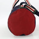 GUCCI Sherry Line Hand Bag Nylon 2way Navy Red 189657 Auth LNZ304-3