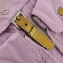 PRADA Backpack Nylon Pink Silver Auth LNZ309-21