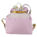 PRADA Backpack Nylon Pink Silver Auth LNZ309-2
