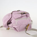 PRADA Backpack Nylon Pink Silver Auth LNZ309-4