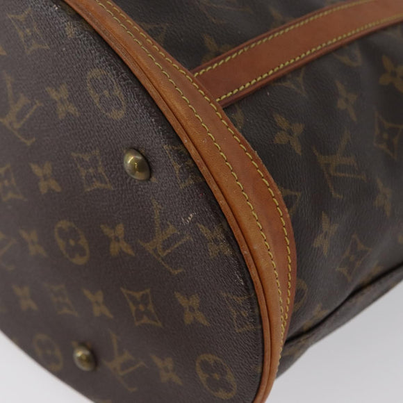 LOUIS VUITTON Monogram Bucket GM Shoulder Bag M42236 LV Auth LNZ312