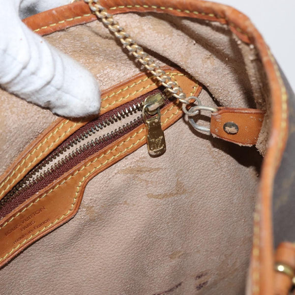LOUIS VUITTON Monogram Bucket GM Shoulder Bag M42236 LV Auth LNZ312