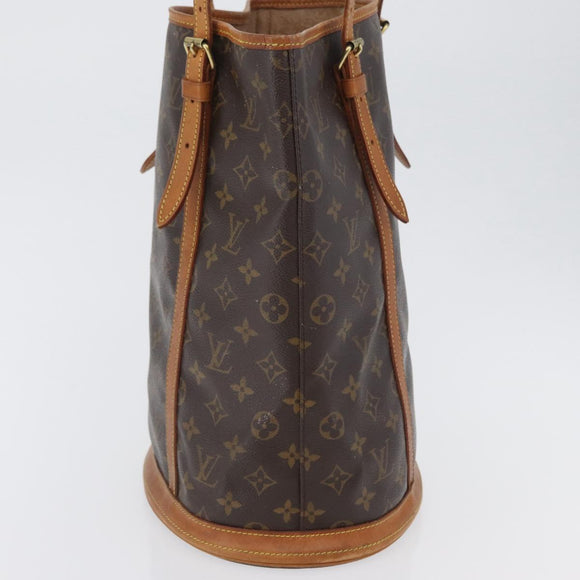 LOUIS VUITTON Monogram Bucket GM Shoulder Bag M42236 LV Auth LNZ312