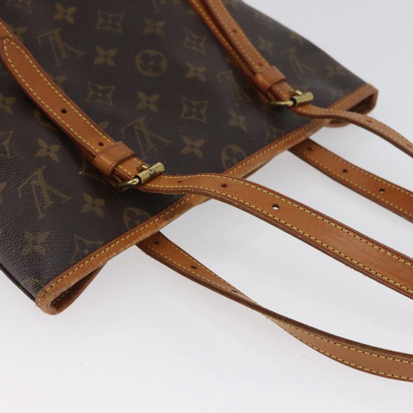 LOUIS VUITTON Monogram Bucket GM Shoulder Bag M42236 LV Auth LNZ312