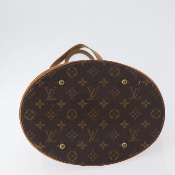 LOUIS VUITTON Monogram Bucket GM Shoulder Bag M42236 LV Auth LNZ312