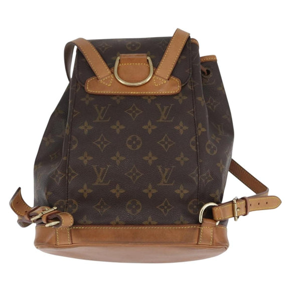 LOUIS VUITTON Monogram Montsouris MM Backpack M51136 LV Auth LNZ322
