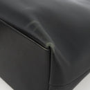 GUCCI Bamboo Shoulder Bag Leather Black Gold 001 3006 Auth LNZ326-14