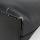 GUCCI Bamboo Shoulder Bag Leather Black Gold 001 3006 Auth LNZ326-9