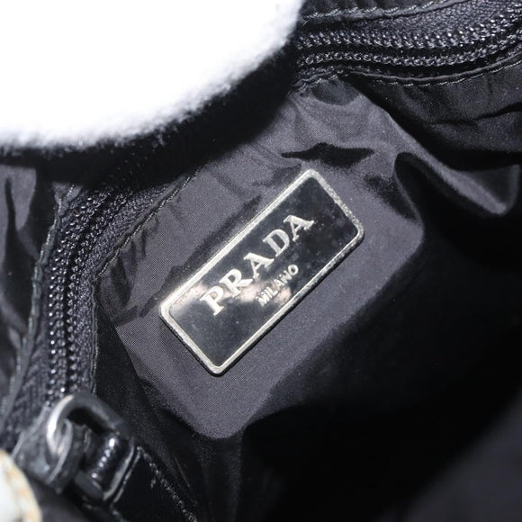 PRADA Backpack Nylon Light Blue Silver Auth LNZ330