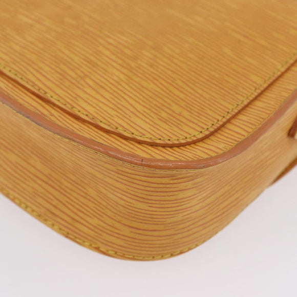 LOUIS VUITTON Epi Saint Cloud PM Shoulder Bag Yellow M52219 LV Auth LNZ331