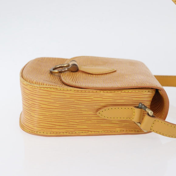 LOUIS VUITTON Epi Saint Cloud PM Shoulder Bag Yellow M52219 LV Auth LNZ331