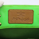 LOUIS VUITTON Monogram Vernis Fluo Reade MM Tote Bag Veil M91901 LV Auth LNZ334V-10