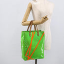 LOUIS VUITTON Monogram Vernis Fluo Reade MM Tote Bag Veil M91901 LV Auth LNZ334V-20