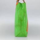 LOUIS VUITTON Monogram Vernis Fluo Reade MM Tote Bag Veil M91901 LV Auth LNZ334V-3
