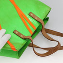 LOUIS VUITTON Monogram Vernis Fluo Reade MM Tote Bag Veil M91901 LV Auth LNZ334V-6