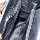 GUCCI Bamboo Tote Bag Leather Black Gold 002 0260 Auth LNZ335-20
