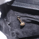GUCCI Bamboo Tote Bag Leather Black Gold 002 0260 Auth LNZ335-24