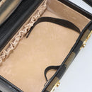FENDI Pecan Canvas Hand Bag PVC 2way Black Brown Auth LNZ340-11