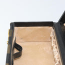 FENDI Pecan Canvas Hand Bag PVC 2way Black Brown Auth LNZ340-28