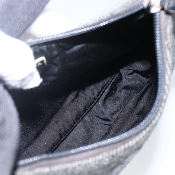 PRADA Hand Pouch Wool Gray Auth LNZ343