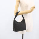 PRADA Hand Pouch Wool Gray Auth LNZ343-22
