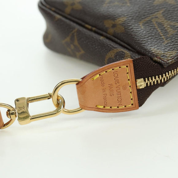 LOUIS VUITTON Monogram Pochette Accessoires Pouch M51980 LV Auth LNZ344V