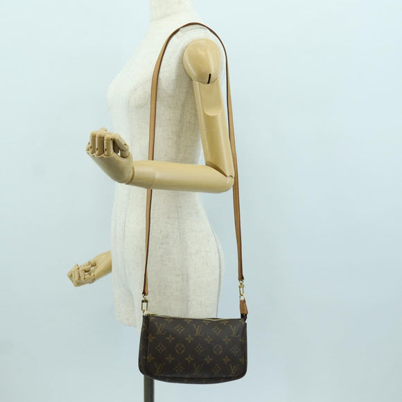 LOUIS VUITTON Monogram Pochette Accessoires Pouch M51980 LV Auth LNZ344V