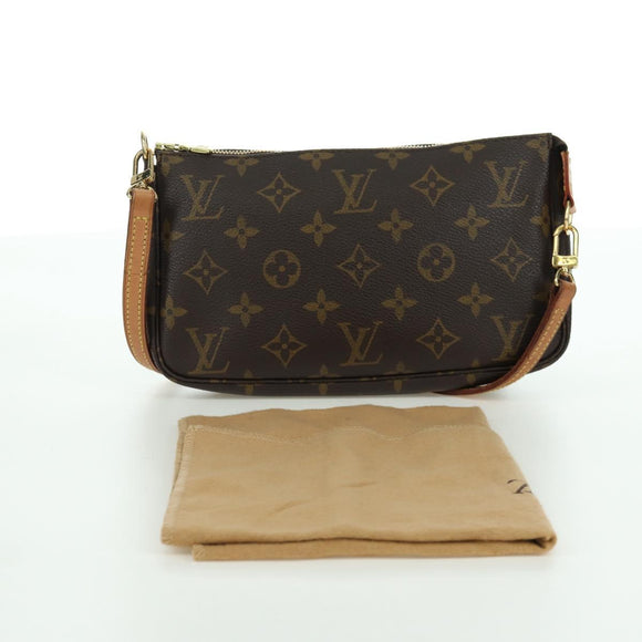 LOUIS VUITTON Monogram Pochette Accessoires Pouch M51980 LV Auth LNZ344V