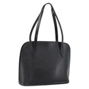 LOUIS VUITTON Epi Lussac Shoulder Bag Black M52282 LV Auth LNZ347-1