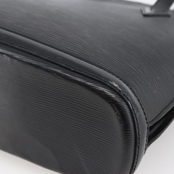 LOUIS VUITTON Epi Lussac Shoulder Bag Black M52282 LV Auth LNZ347