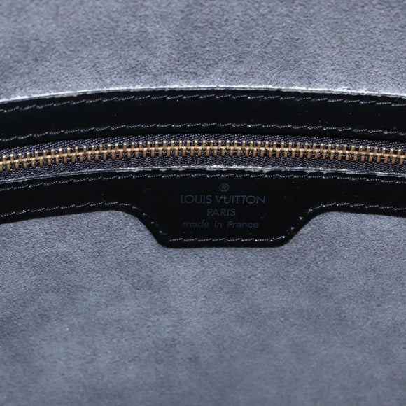 LOUIS VUITTON Epi Lussac Shoulder Bag Black M52282 LV Auth LNZ347