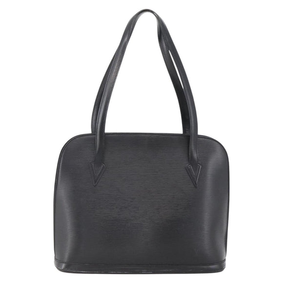 LOUIS VUITTON Epi Lussac Shoulder Bag Black M52282 LV Auth LNZ347