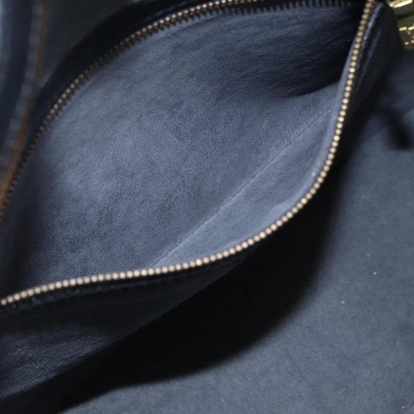 LOUIS VUITTON Epi Lussac Shoulder Bag Black M52282 LV Auth LNZ347