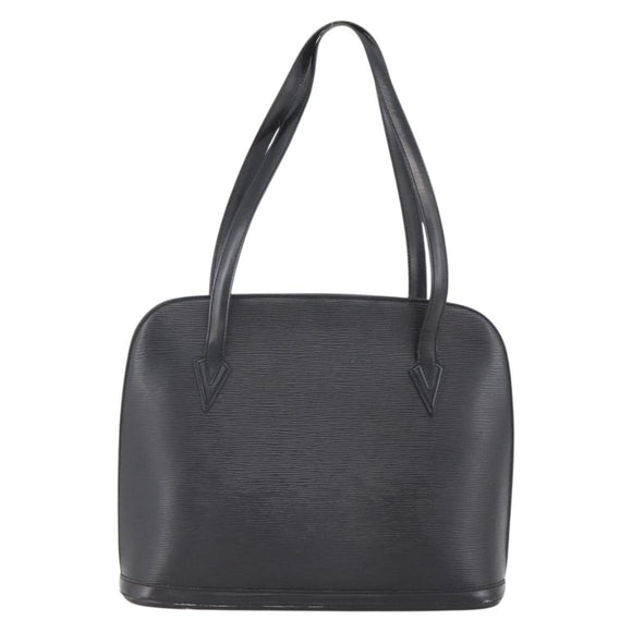 LOUIS VUITTON Epi Lussac Shoulder Bag Black M52282 LV Auth LNZ347